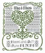 Mr and Mrs Wedding - Cross Stitch Pattern