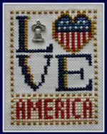 Love America - Cross Stitch Pattern