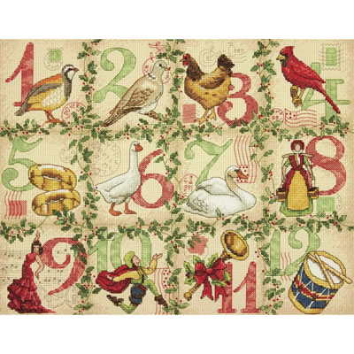 12 Days of Christmas by Dimensions - Cross Stitch Kits & Patterns